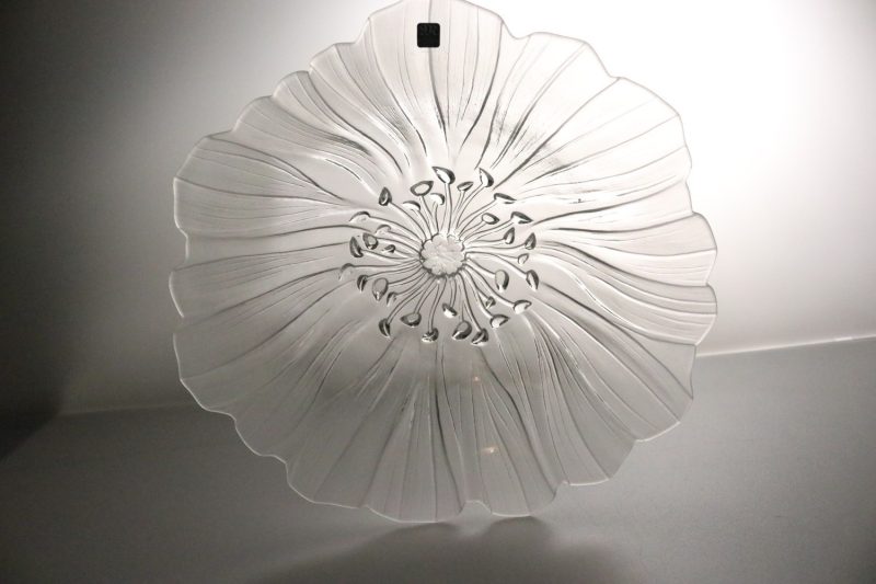 SKÅL, Målerås Mats Jonssson - Wind flower - kristall - 32cm