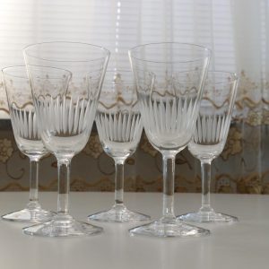 Glasservis, 5 glas, F-& HL Kristall, Kosta