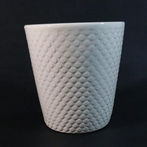 Blomkruka Ø13 cm, vit - Teardrops