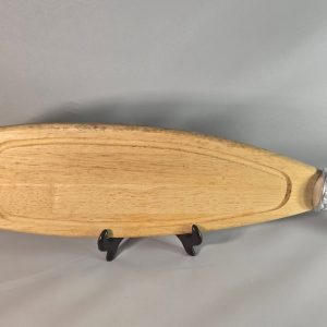 SKÄRBRÄDA, för fisk,  trä och metall, 1900-talets slut - Längd 75cm