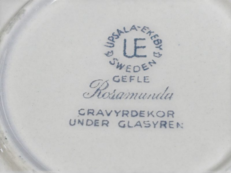 Exklusiv Tekopp med Fat från Arthur Percy – "Rosamunda"