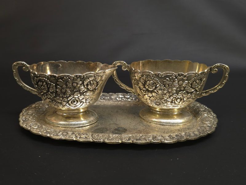 Elegant Vintage Teservis från Japan – En Tidlös Skatt sockerskål & gräddsnip