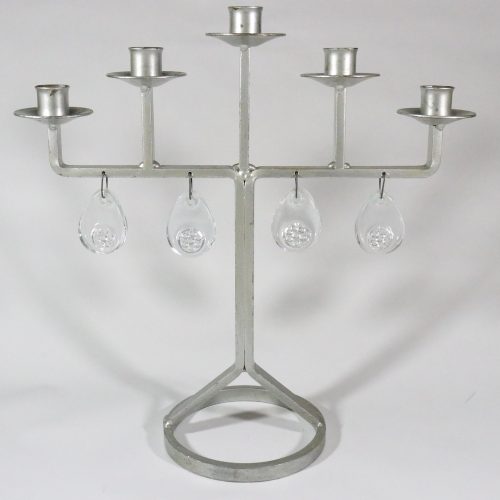 LJUSSTAKE, smide/ glas, Keramode AB, Engelholm, 1900-talets andra hälft