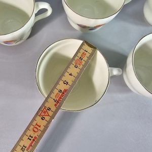 Kaffekoppar, 5 stycken, "1191", porslin, Gustavsberg