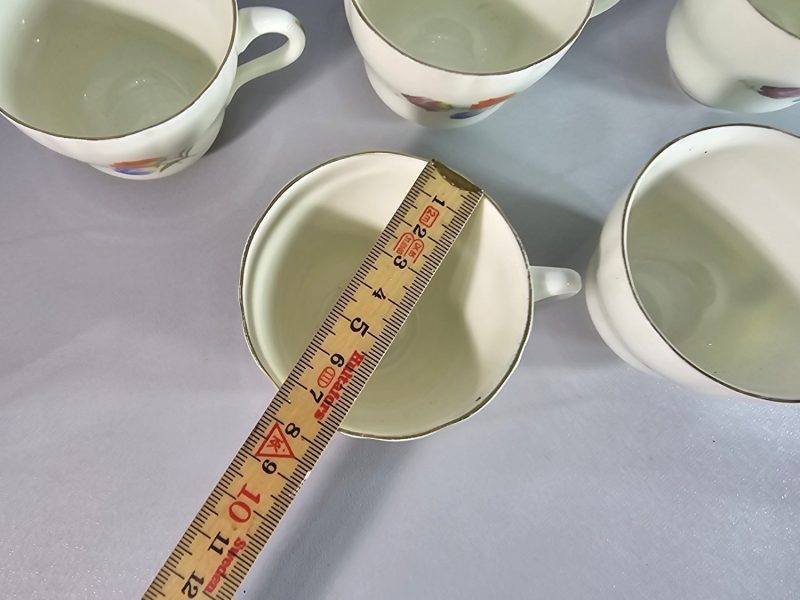 Kaffekoppar, 5 stycken, "1191", porslin, Gustavsberg