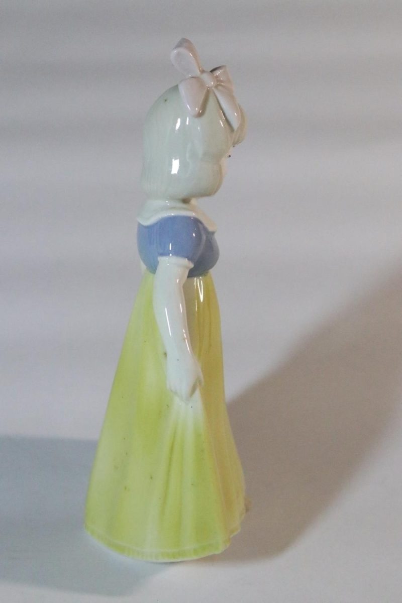 Figurin, flicka med gul blå klänning, GDR
