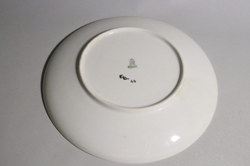 Färgsprakande porslinstallrik från H&C Selb Bavaria Heinrich, 26 cm i diameter