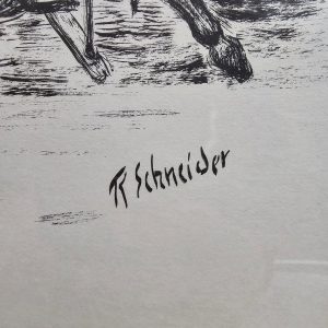 Teckning, Richard Schneider