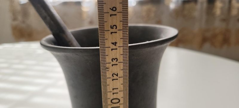 Mortel, troligen järn, 14cm