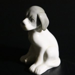 Vintage Porslin Figurin, Hund  Boxer Valp