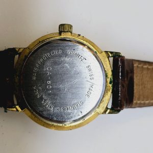 Elegant vintageklocka från FACIT – Swiss Made Quartz