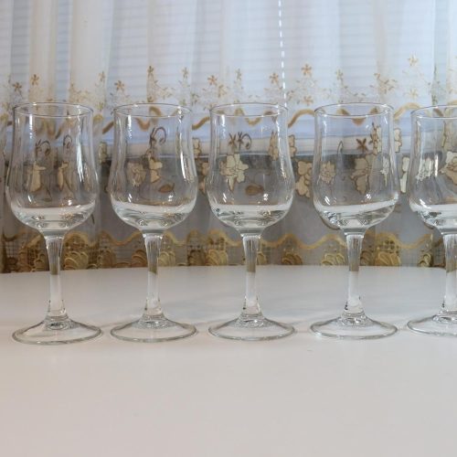 5st glas på fot, France