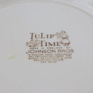 Tulip Time Made in England by Johnson & Bros porslin fat