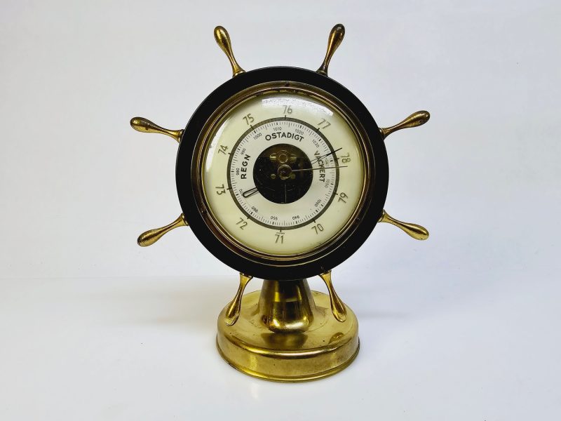 Klassisk Barometer i Nautisk Stil – Maritim Dekoration