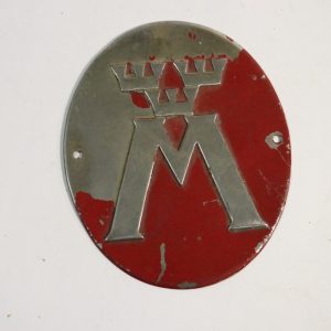 Historisk medlemsskylt från Motormännen – En klassiker för samlare