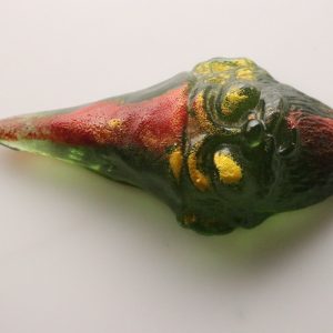 Konstglas, Kjell Engman (f. 1946), Tomte, Kosta Boda, höjd: 17 cm