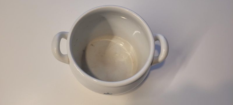 Krus / Kruka med blå dekor Arabia