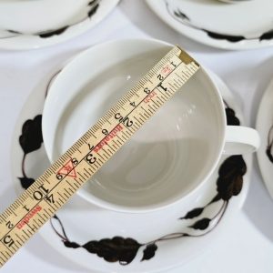 Teservis, 7 delar, porslin, "Tea for two", Arabia, Finland GUNVOR OLIN-GRÖNQVIST