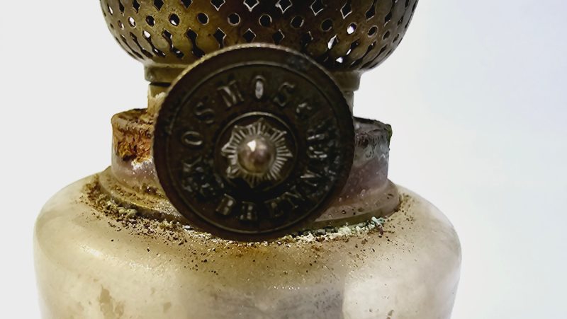 Antik fotogenlampa "Kosmos Brenner" – Charm med tidens patina