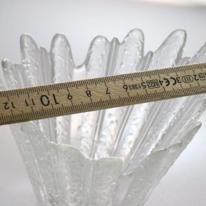 Vacker glasskål, H15cm