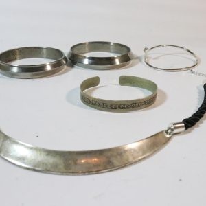 bijouterier, 5 delar, halsband och armband