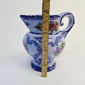 Handmålad Keramikkanna – 20 cm, Tillverkad i Portugal