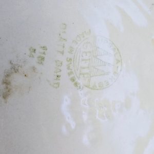 Upsala Ekeby Gefle 'Blått Band' Ugnsform – Design av Arthur Percy