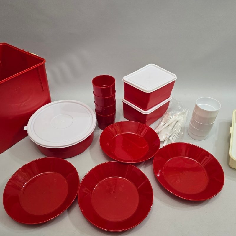 PICKNICKSET, plast, ca 1970-tal