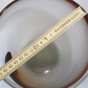 Skål, "Tabac" HANNE DREUTLER Studio Åhus, Signerad, 17cm