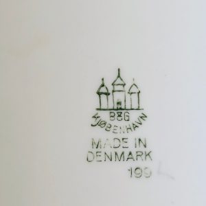B&G "Måsen" - Elegant Fat i Porslin, Made in Denmark