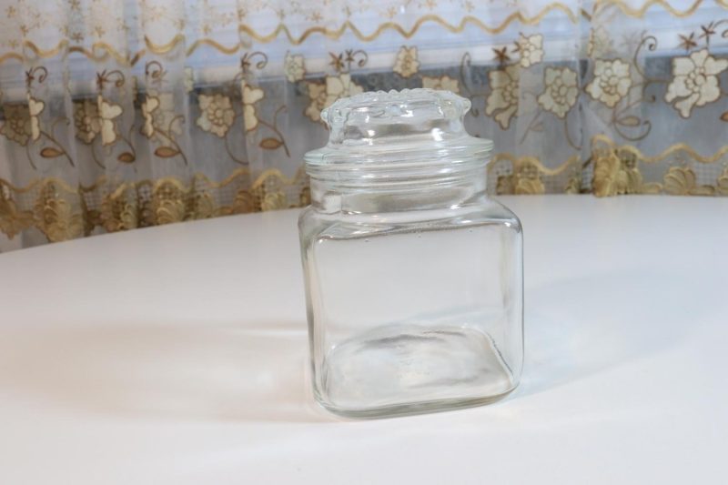 Förvaringsburk, glas. USA