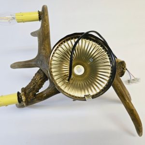 Rustik Vägglampa med Horn – Naturnära Design för Hemmet
