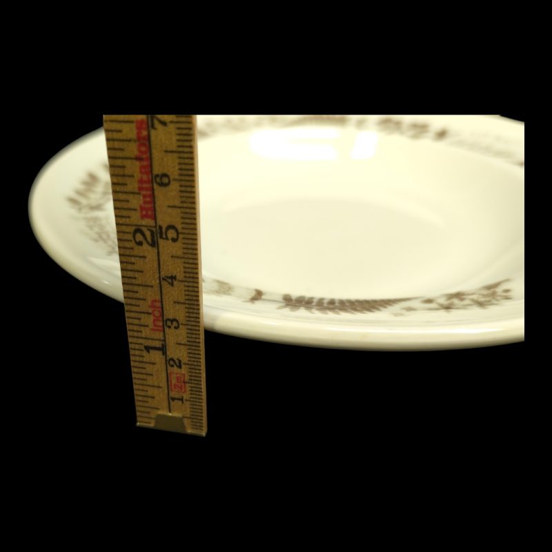 Set med 5 djupa tallrikar i benporslin från Gustavsberg, Stig Lindberg (20 cm)