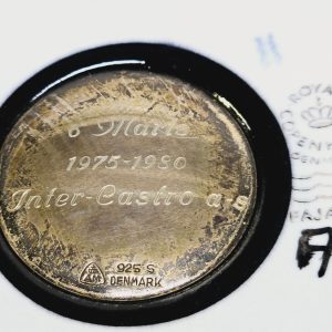 Unik Kaffekopp från Royal Copenhagen med Ädelmetallinslag