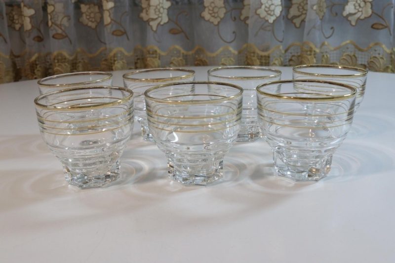 Frankrike - Art Déco - 7st Glas