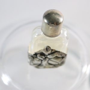 parfymflaska glas & metall