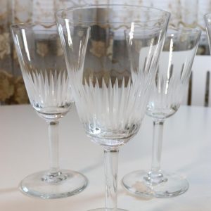 Glasservis, 5 glas, F-& HL Kristall, Kosta Diameter 7cm Höjd= 14,5cm
