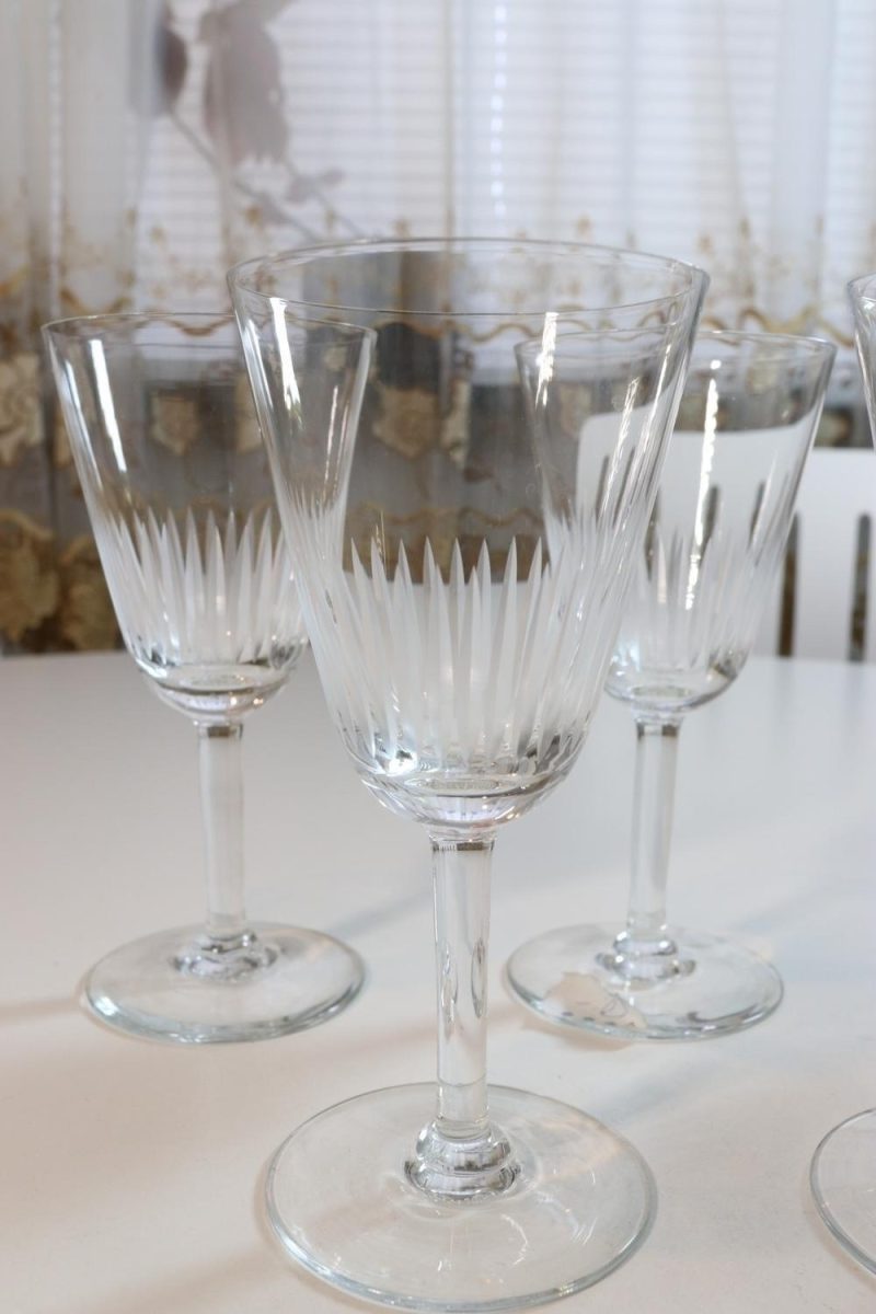 Glasservis, 5 glas, F-& HL Kristall, Kosta Diameter 7cm Höjd= 14,5cm