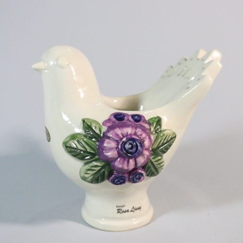FÅGEL, ROSA LJUNG DECO, lila dekor