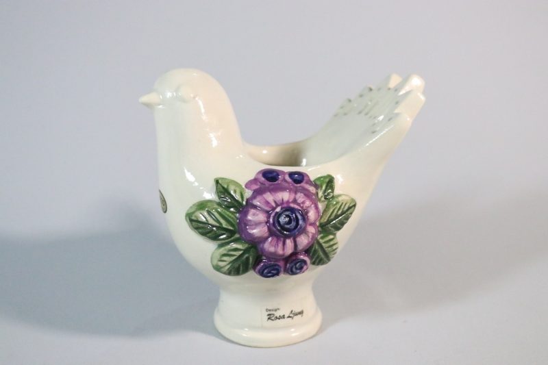 FÅGEL, ROSA LJUNG DECO, lila dekor