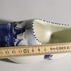 Vintage keramiksko från Delft Blue – Handmålad Holländsk Design