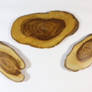 Träbrädor, servering - natur