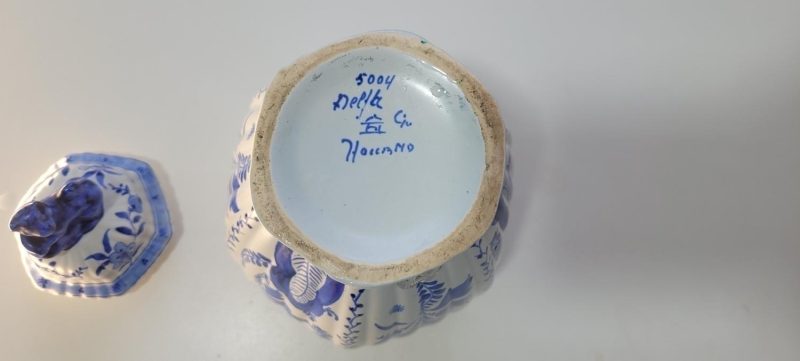 Fajans, Delfa, Royal Gouda, Holland. Royal Zuid Höjd: ca 30cm