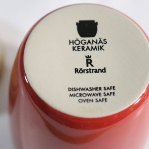 Klassisk Höganäs-keramikburk med trälock – Rörstrand