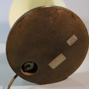 Bordslampa, med figur av kvinna med golfklubba - golf