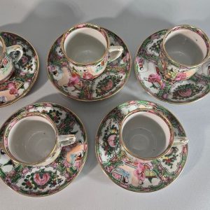 KAFFESERVIS, Kina, Kanton Famille rose