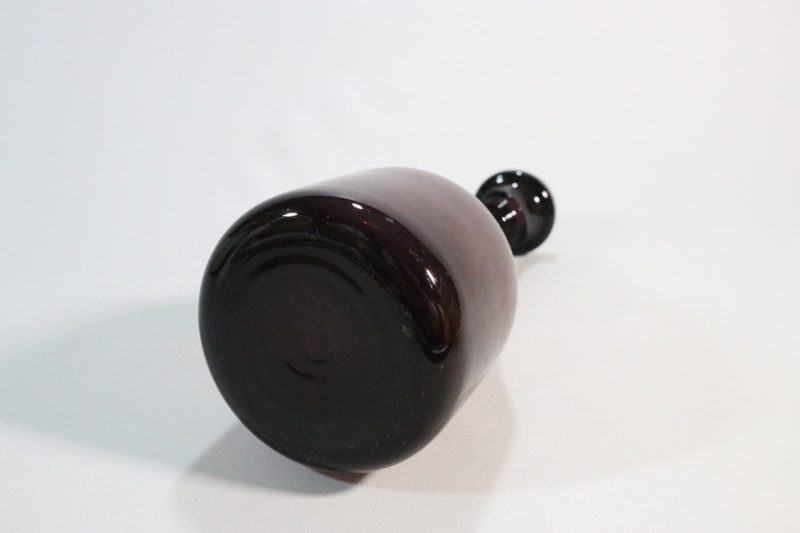 Glasvas i lila, 27cm hög