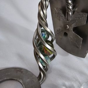 Lampett, Metall och glas