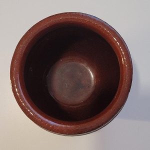 Handmålad vas / krus / burk, Steninge stengods, 12cm