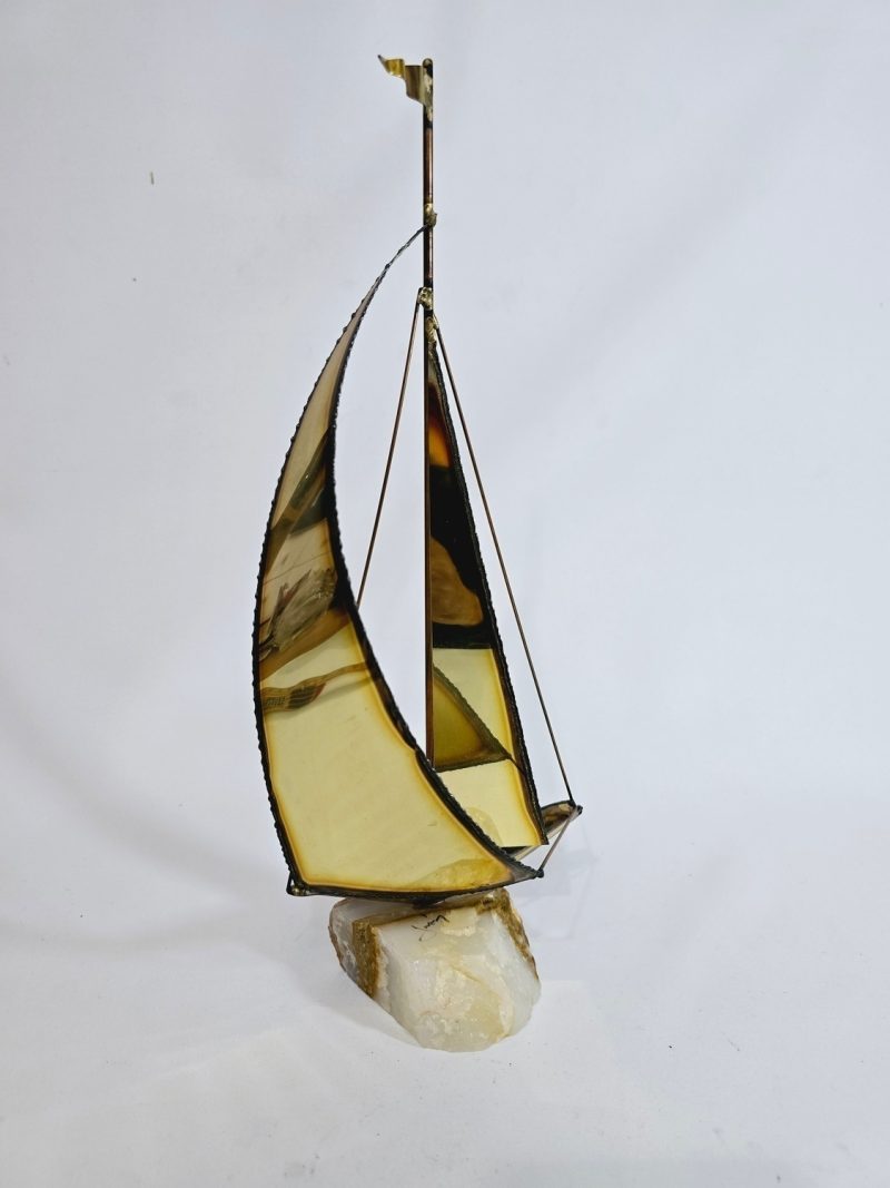 SKULPTUR, segelbåt, The Lady Bug Inc. LAHAINA, HAWAII, 1900-tal